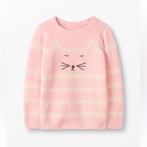 Hanna Andersson Pink Marshmallow Critter Sweater